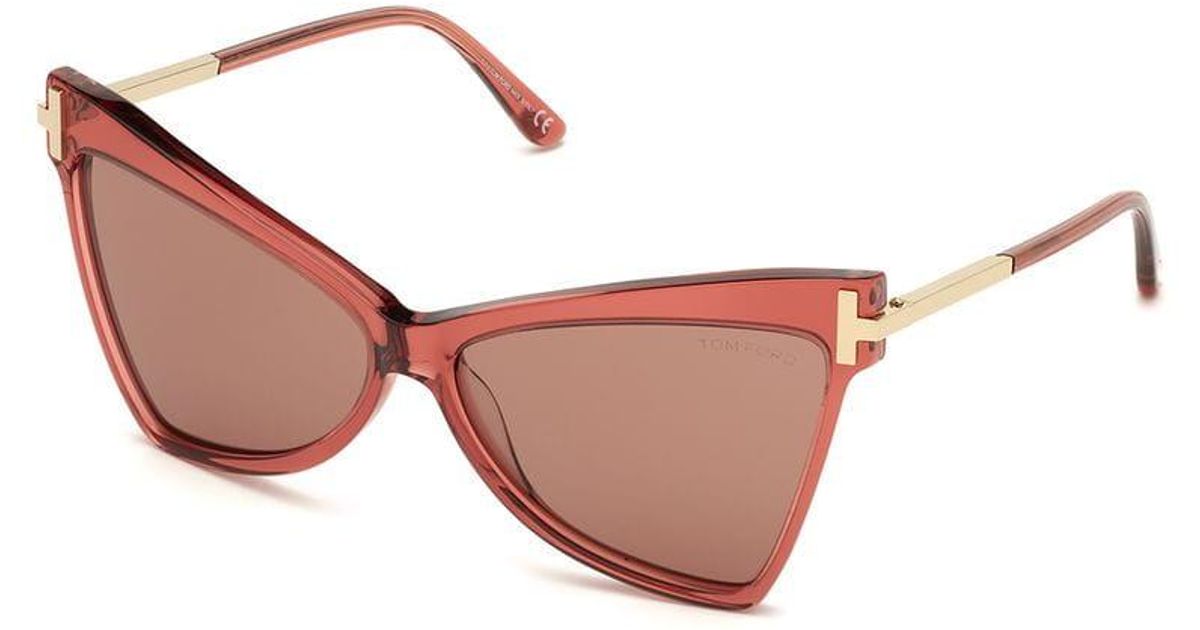 Tom Ford Ft0767 72y Women's Sunglasses Pink Size 61 - Lyst