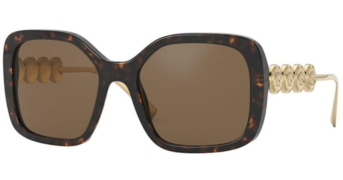 Versace Ve4375 108/73 Women's Sunglasses Tortoise Size 53 in Brown - Lyst