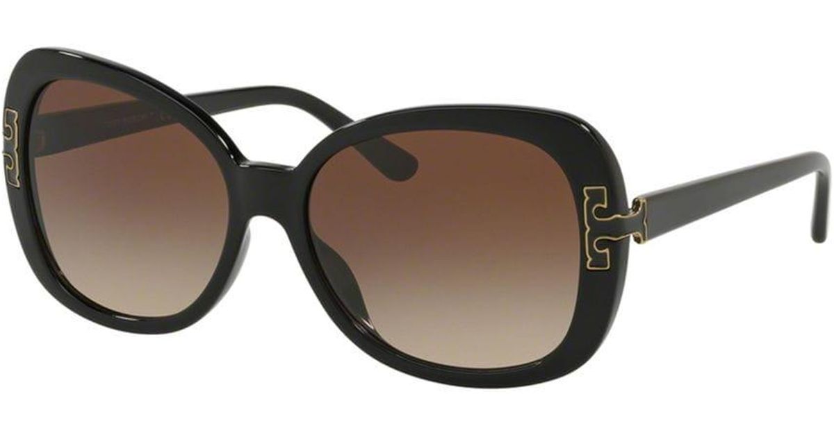 Tory Burch Ty7133u 170913 Women's Sunglasses Black Size 57 Lyst