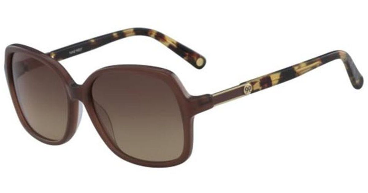 Nine West Nw622s 210 Women's Sunglasses Brown Size 58 Lyst