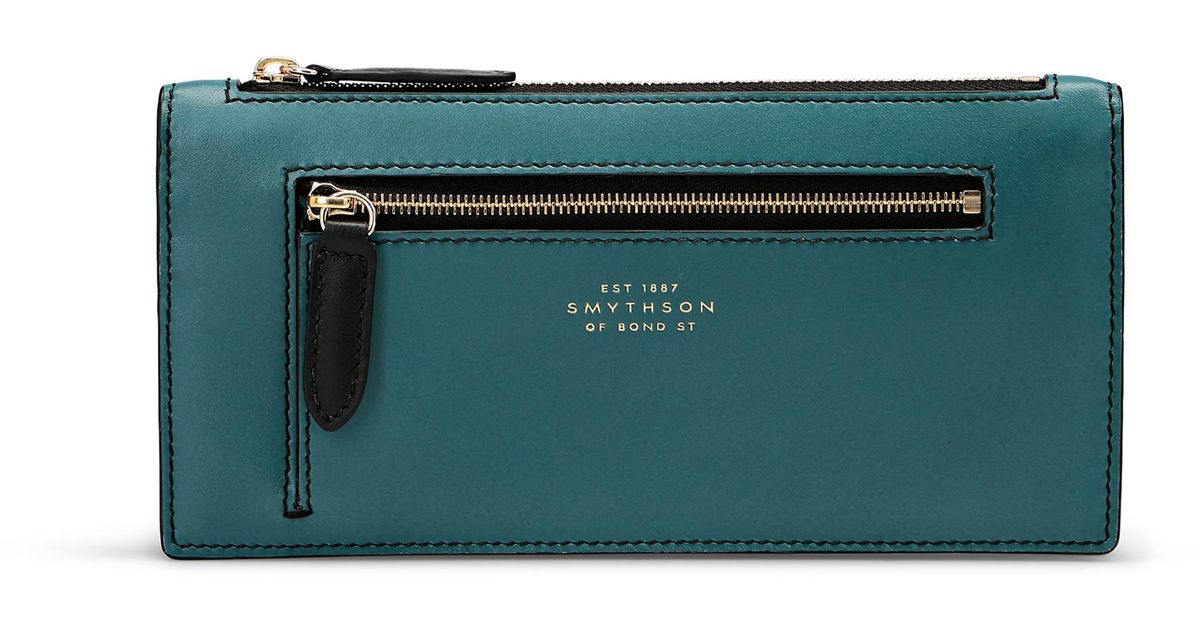 large double zip purse