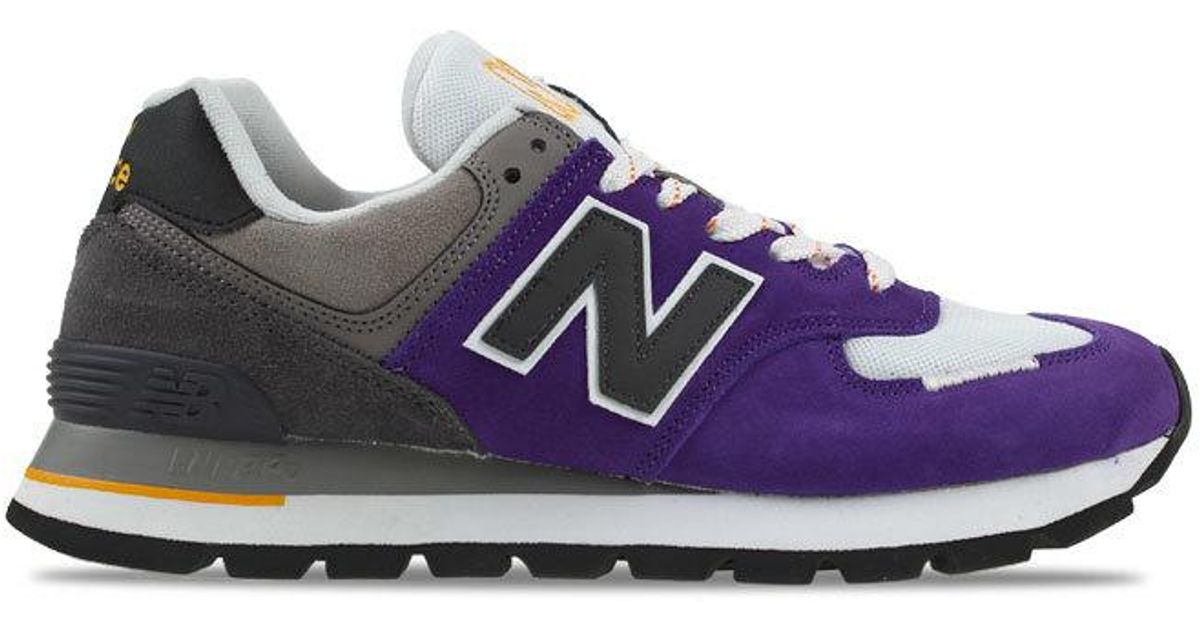 New Balance 574 Paars in het Grijs voor heren - Lyst