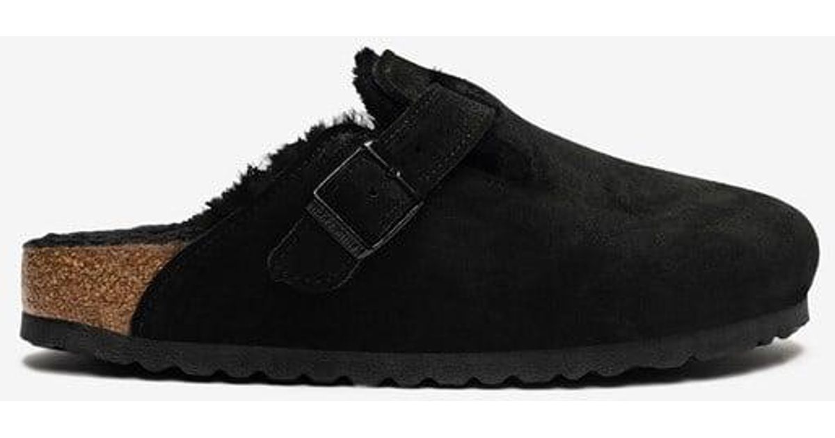 boston shearling black