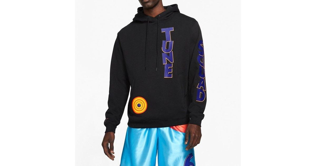 Nike Cotton Lebron Hoodie X Space Jam 2 Tune Squad in Black for Men | Lyst