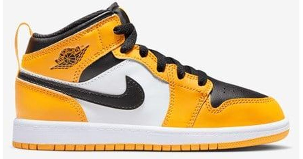yellow jordan 1 mid
