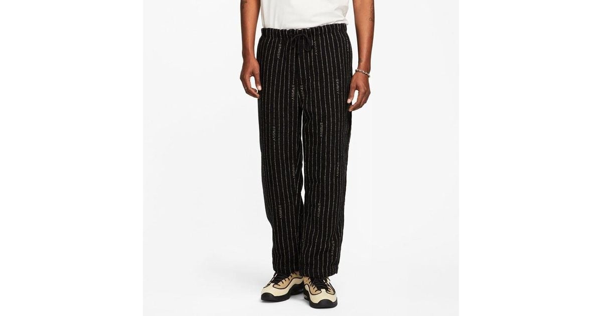 Nike Stripe Wool Pant X Stussy in Black | Lyst