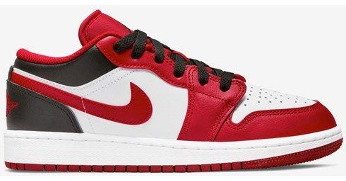 Nike Air Jordan 1 Low (gs) in White | Lyst UK