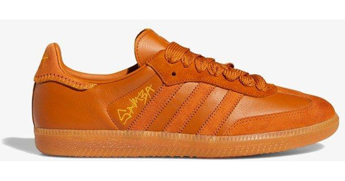 adidas Leather Jonah Hill Samba in Brown for Men | Lyst UK