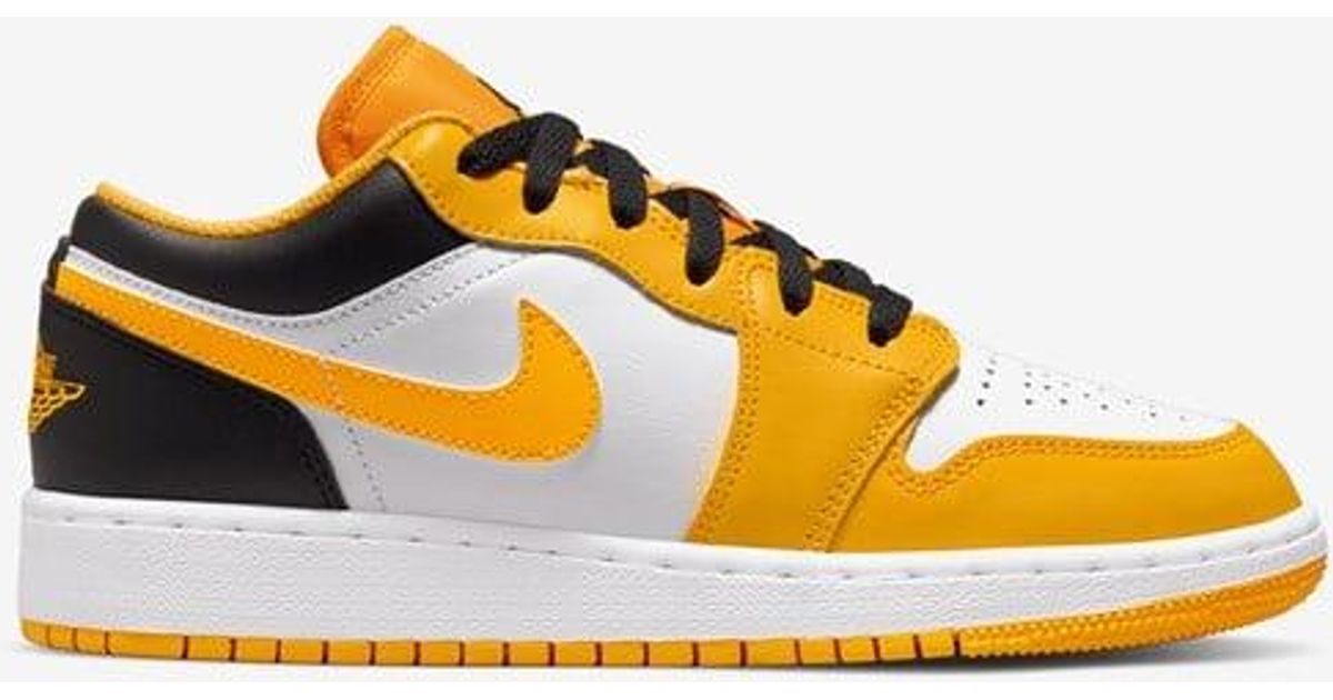 low top yellow jordan 1