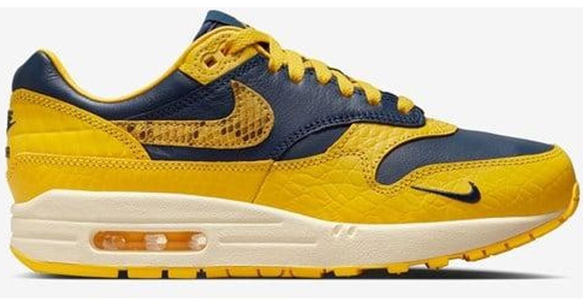 nike air max 1 blue and yellow
