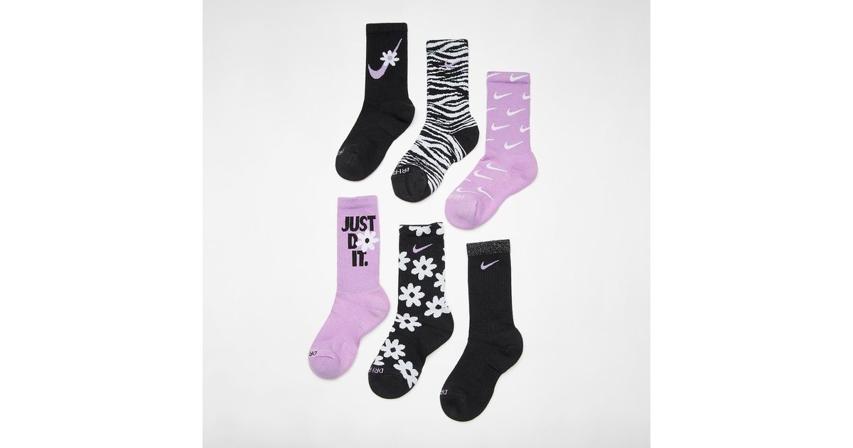 Nike Synthetik Everyday Plus Cush Crew Socks (6 Pack) | Lyst DE