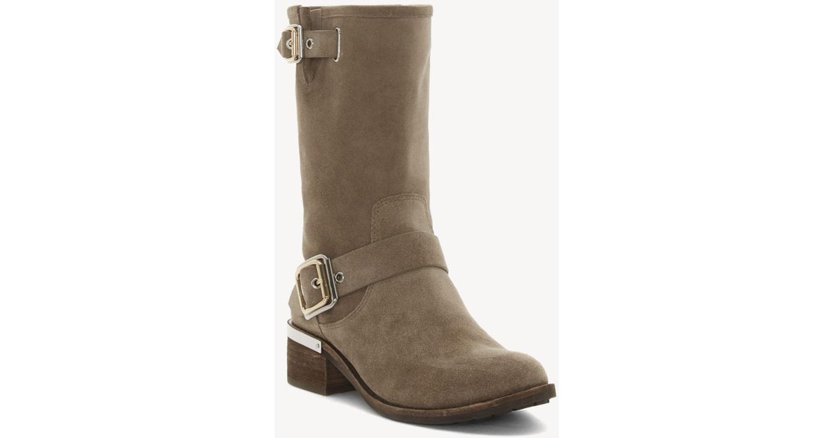 Vince Camuto Leather Windy - Moto Boot - Lyst