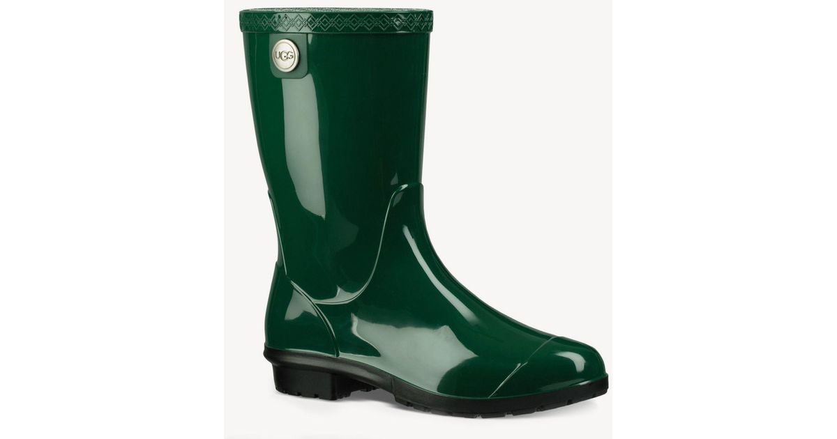 UGG Rubber Sienna Rain Boot in Green Lyst