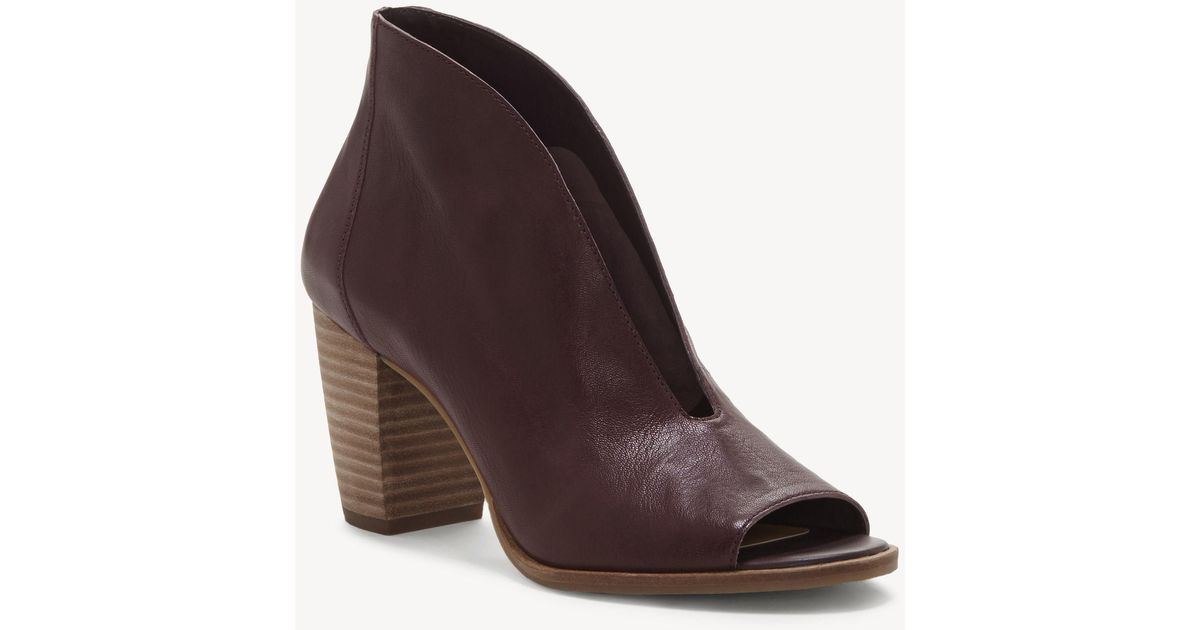 lucky brand rylah leather bootie