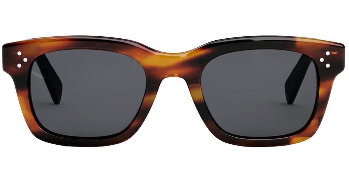 Celine Bold 3 Dots Cl40232 I 56a Square Sunglasses in Black for Men | Lyst