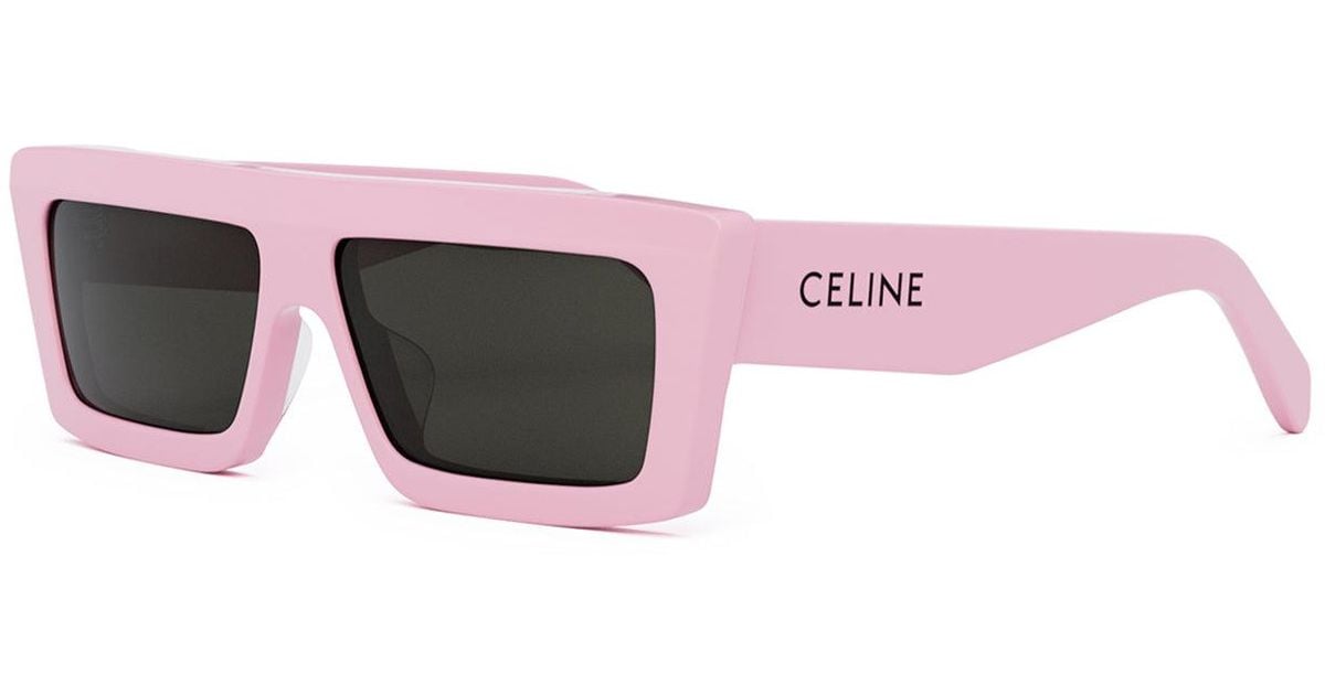 Celine Cl40214u 72a Flattop Sunglasses in Black Lyst