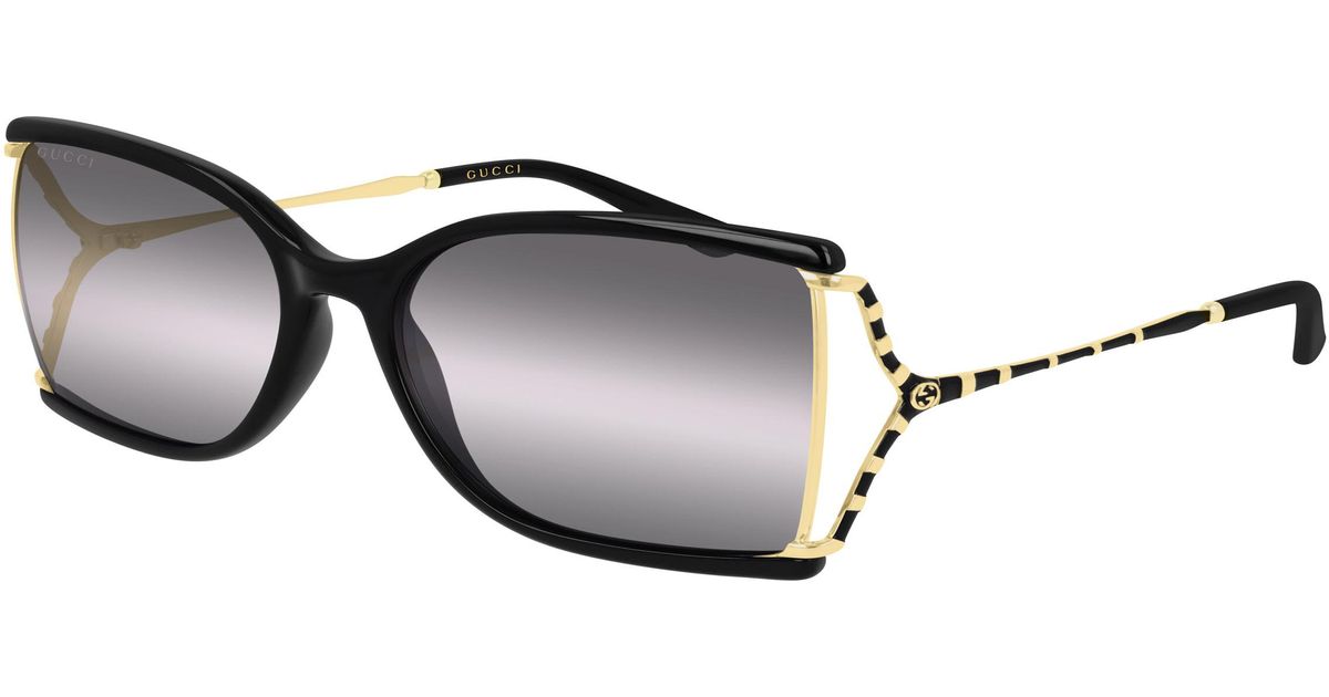 Gucci GG0592S 002 Women s Sunglasses Black Size 60 Free Rx Lenses 