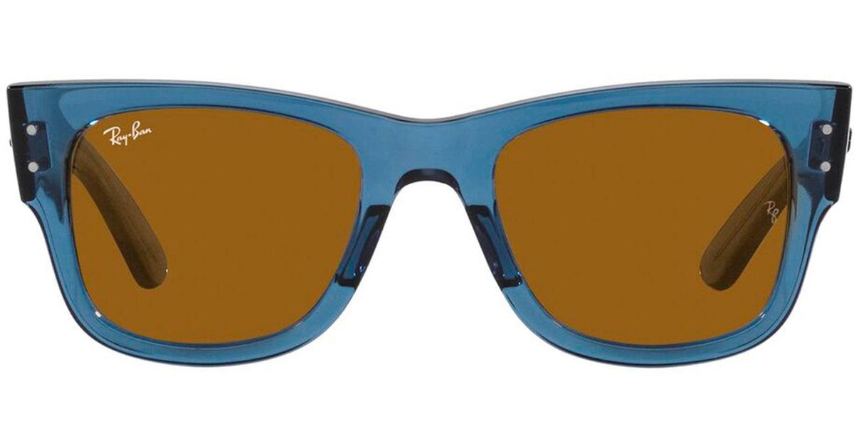 RayBan Rb0840s 668073 Wayfarer Sunglasses in Green Lyst