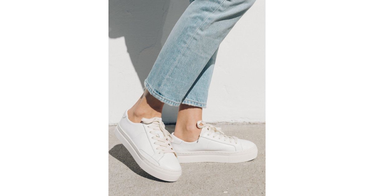soludos ibiza platform sneaker white