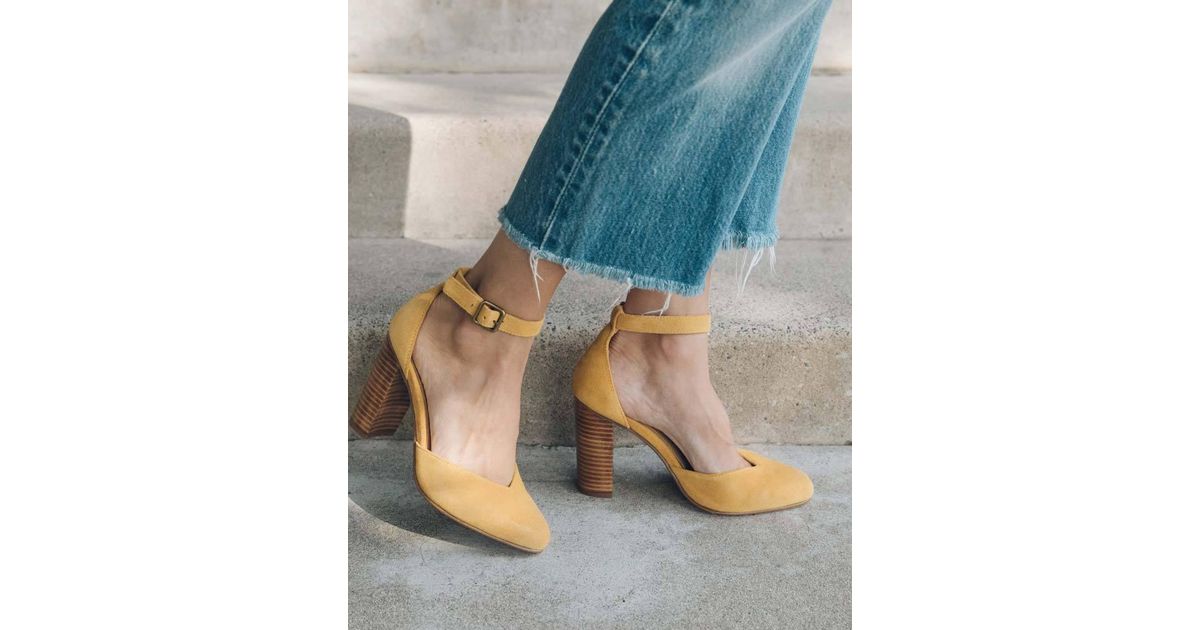 suede collette heel
