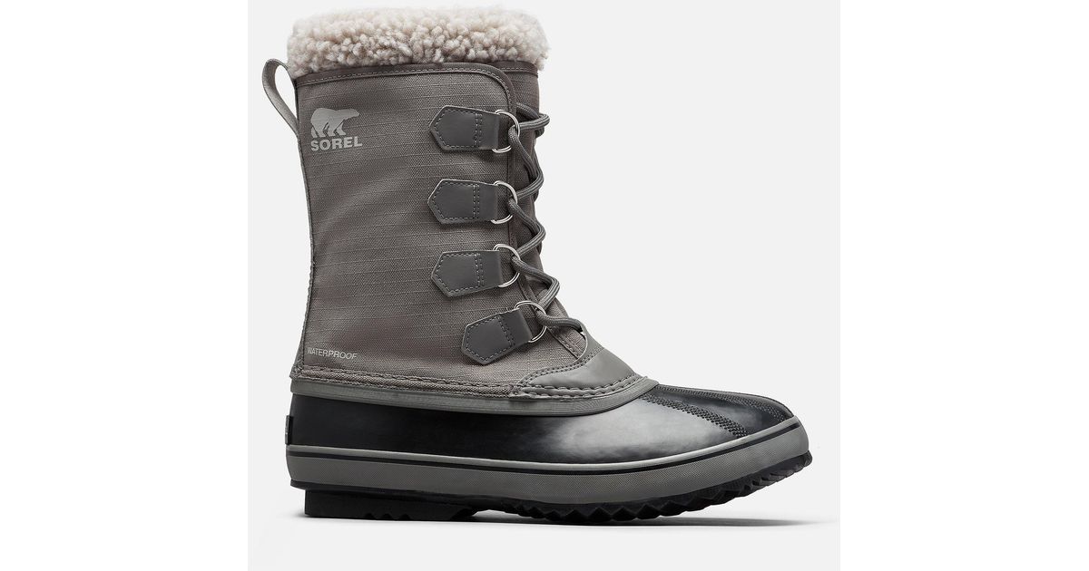 A422 Pac Boot Sorel 1964 Pac Nylon Waterproof Snow Boots in Black for Men | Lyst UK