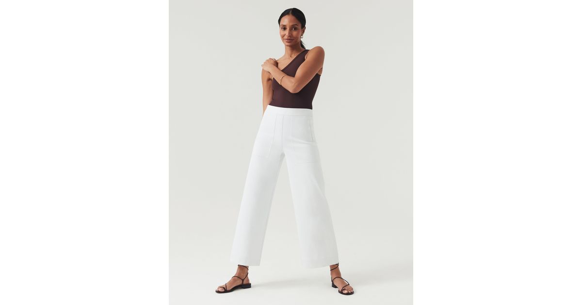 Spanx On-the-go Wide Leg Pant With Ultimate Opacity Technology
