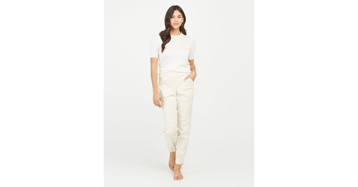spanx stretch twill jogger