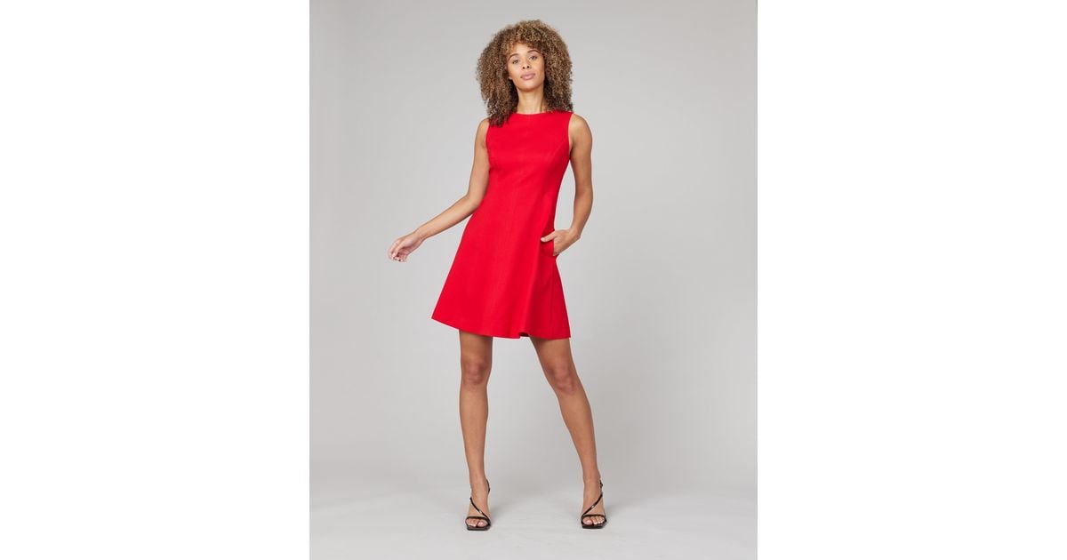 Spanx The Perfect Fit & Flare Dress in Red Lyst