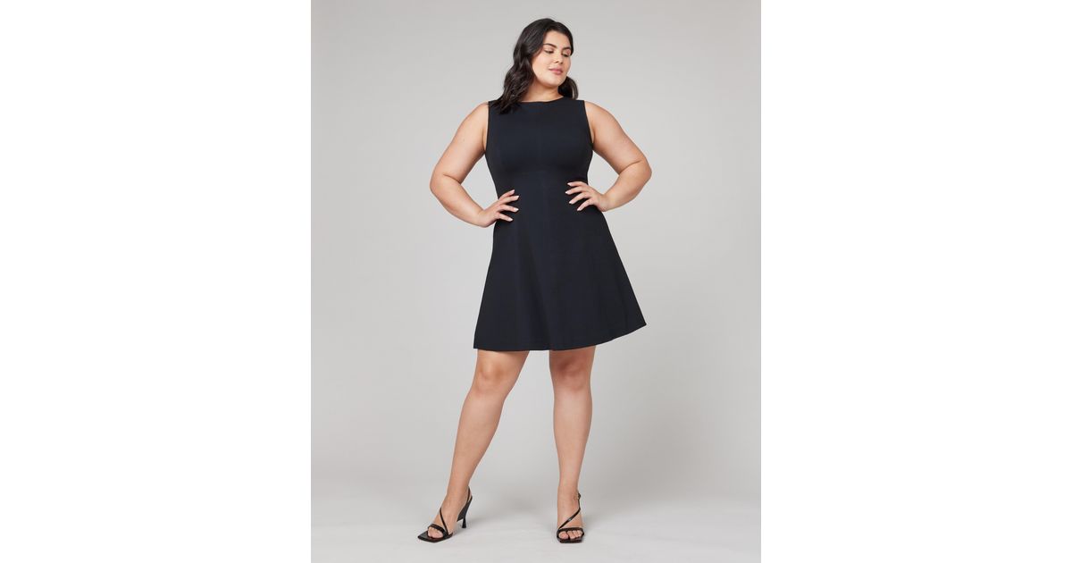 Spanx The Perfect Fit & Flare Dress in Blue Lyst