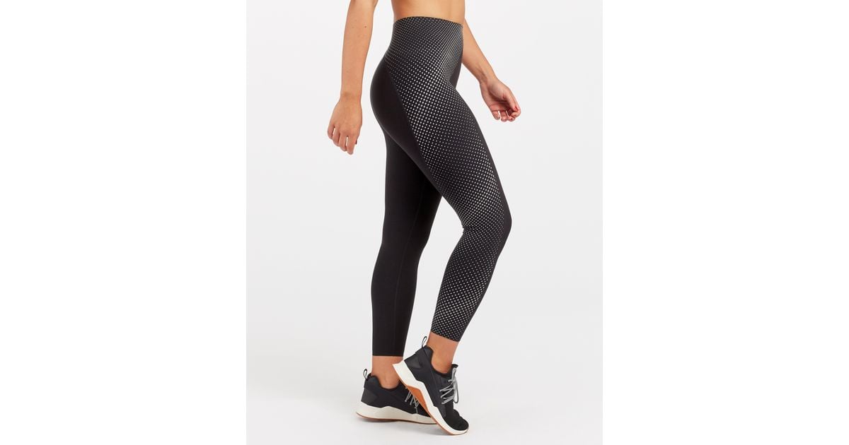 Spanx Every.wear Reflective 7/8 Leggings in Black Lyst