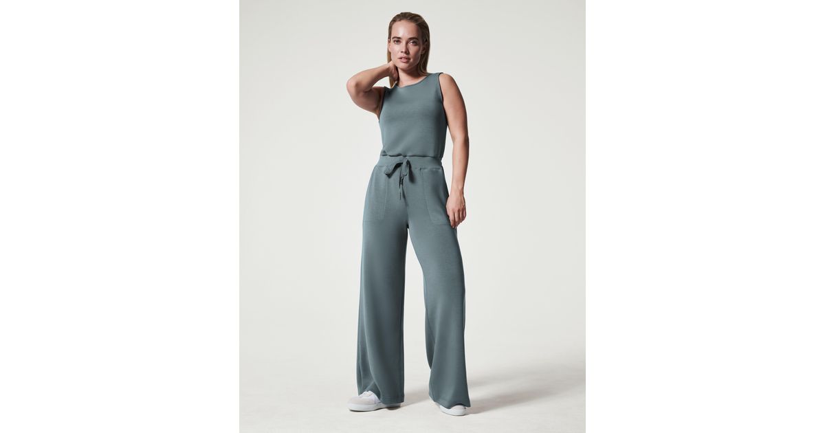 Spanx Airessentials Jumpsuit in Blue Lyst