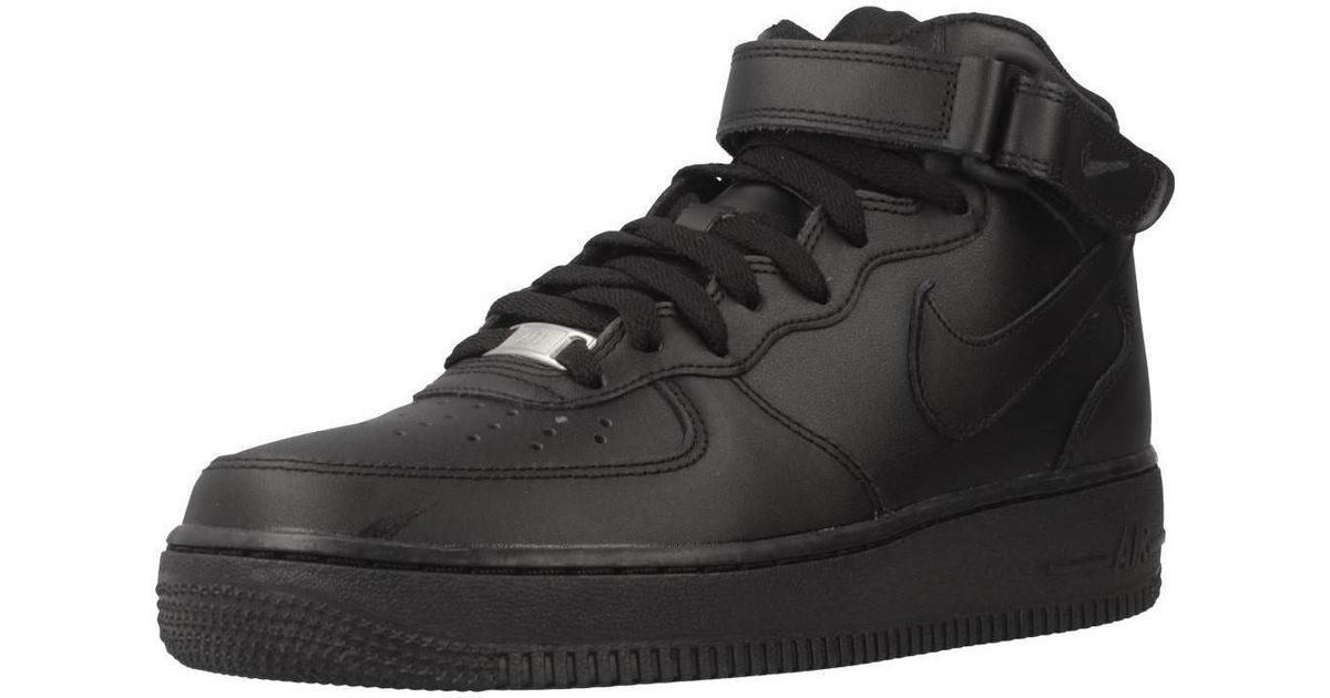 nike air force 1 womens high top black