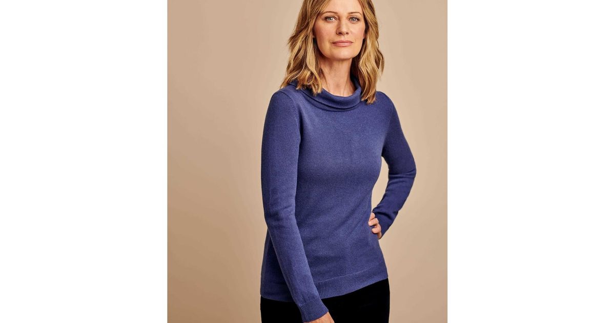 woolovers roll neck jumpers