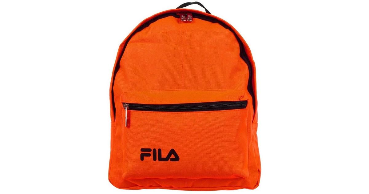 fila backpack mens orange