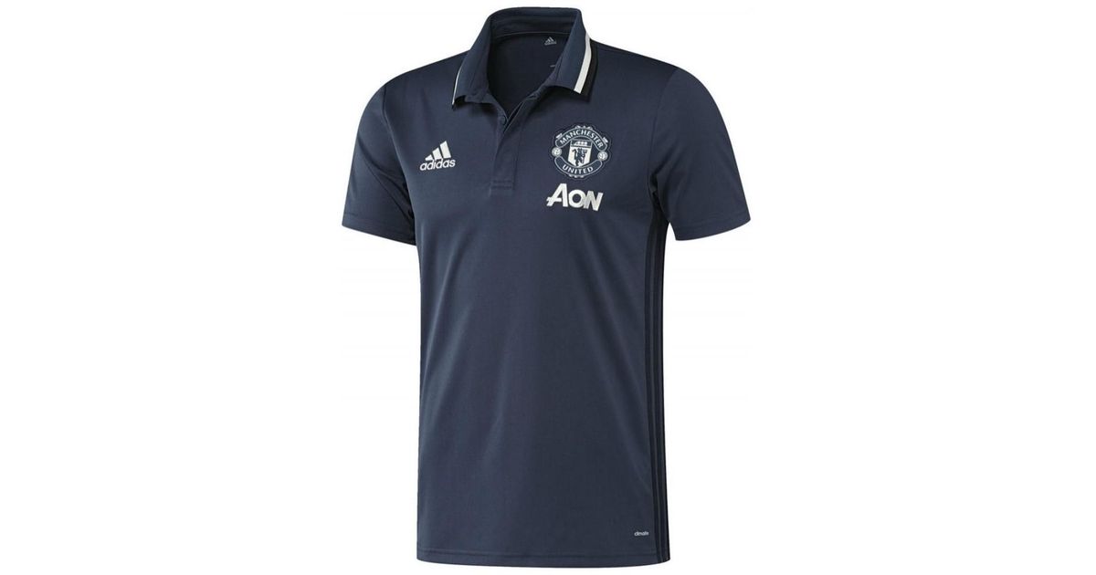 man utd training polo shirt