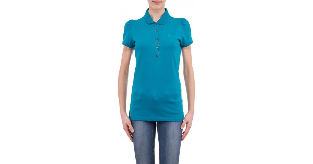 burberry polo womens blue