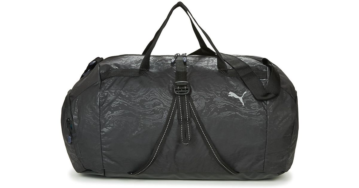 puma leather sports bag