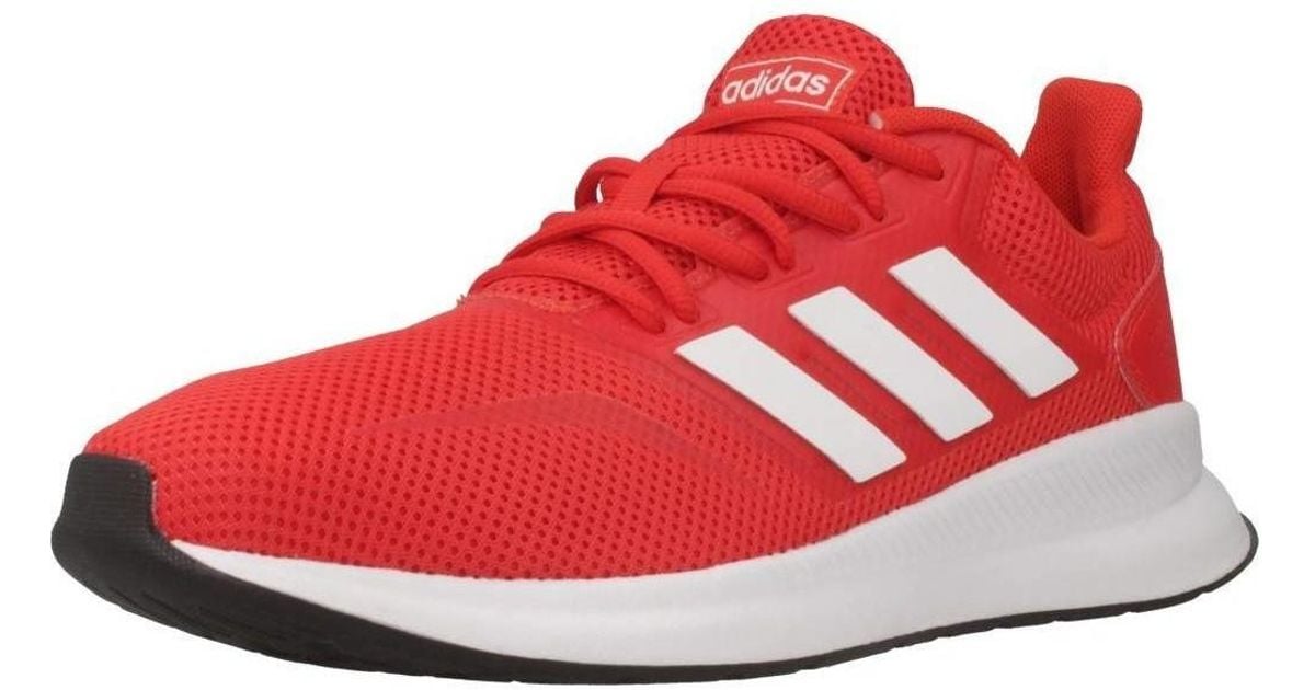 adidas red mens trainers