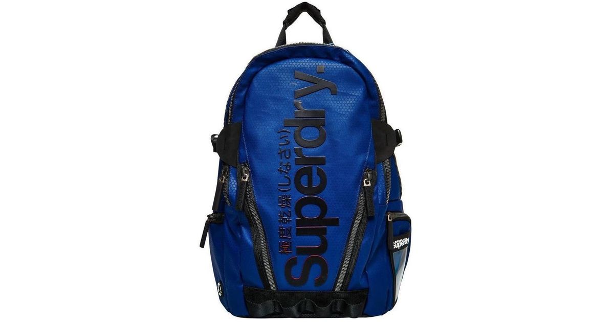 Sac a dos superdry bleu cheap