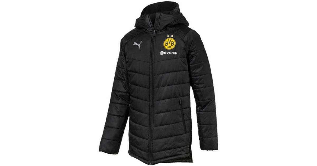 Puma 2018 2019 Borussia Dortmund Bench Jacket Men S Jacket In