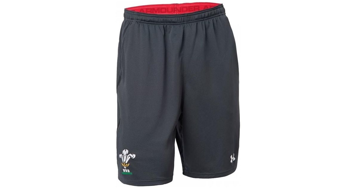 Under Armour 20182019 Wales Rugby Wru Training Shorts (anthracite) Men