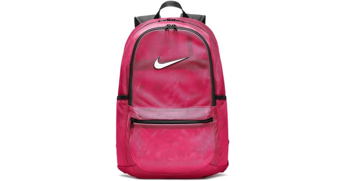 purple mesh nike backpack