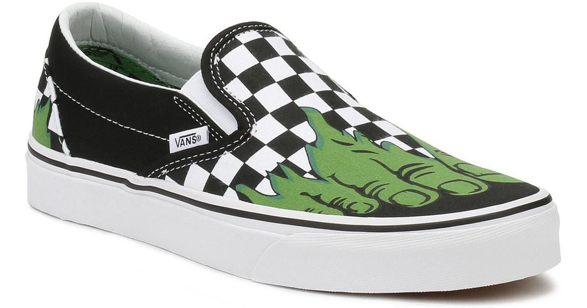 hulk checkered vans
