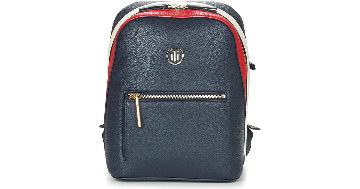 tommy hilfiger backpack women's leather