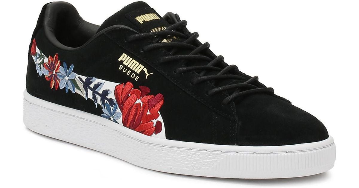 embroidered trainers womens