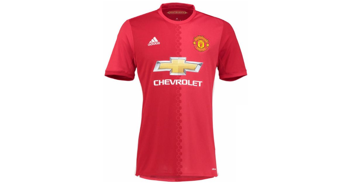 Adidas 2016 17 Manchester United Home Shirt Ibrahimovic 9 Men S