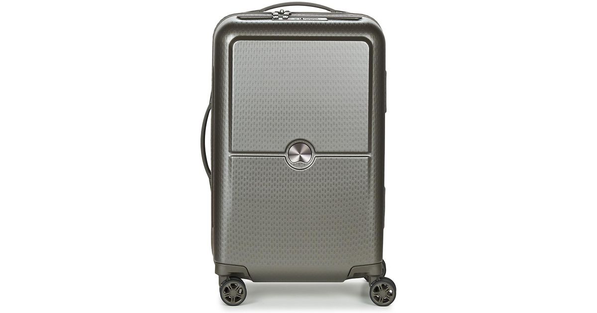 Delsey Synthetic Turenne Cab 4dr 55cm Hard Suitcase in Grey (Grey