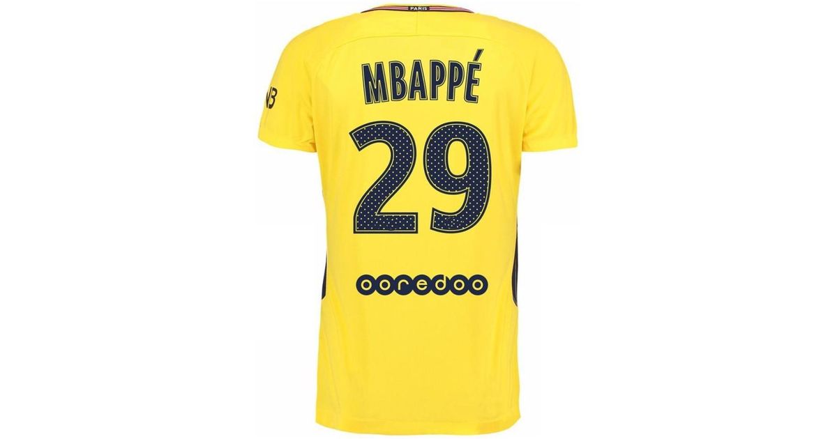 psg yellow jersey