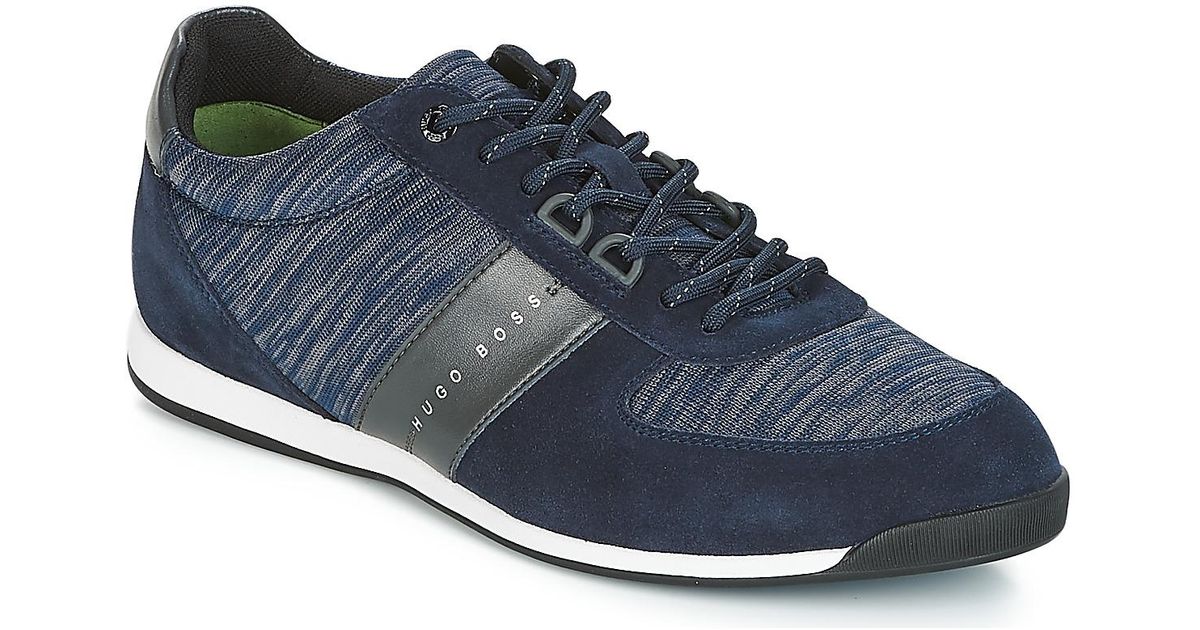 BOSS by Hugo Boss Maze Lowp Knit Men's Shoes (trainers) In Blue for Men -  Lyst
