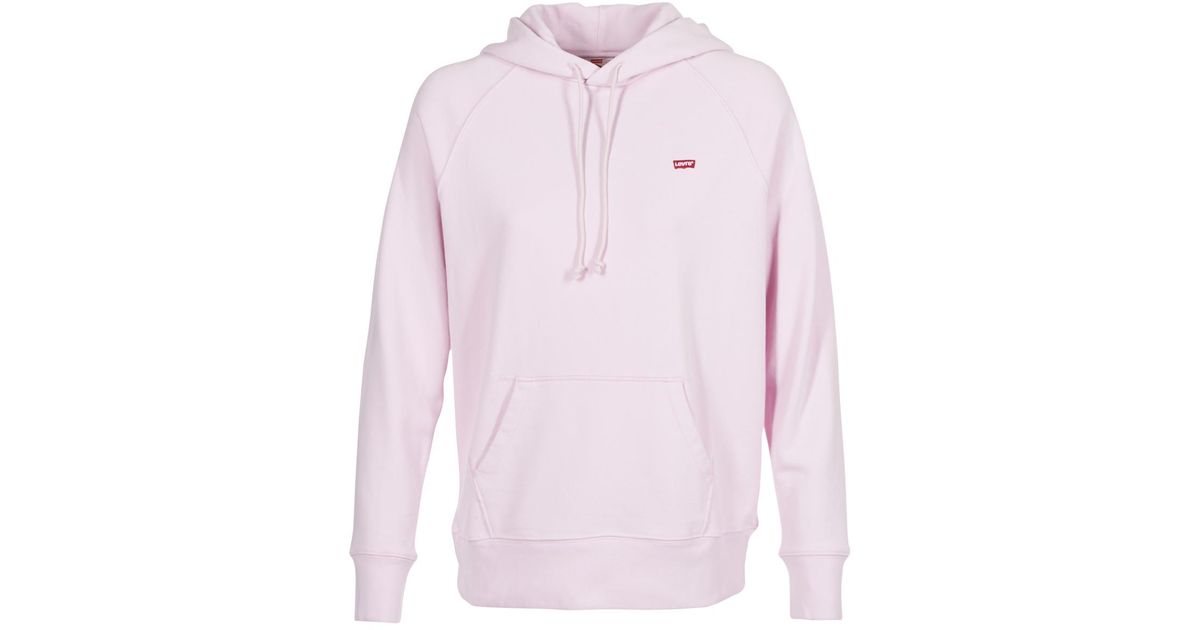 Levi's Sportswear Hoodie Sweatshirt in Pink - Lyst